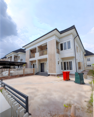 New 4 Bedroom Duplex with Bq in a Gated Estate with 24hrs Light, Peter Odili Road, Reef Courts Estate, Trans Amadi, Port Harcourt, Rivers, Semi-detached Duplex for Sale