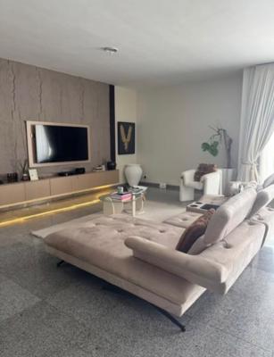 Oceanview Furnished 3 Bedroom Apartment + Swimming Pool, Gym, Banana Island, Ikoyi, Lagos, Flat / Apartment for Rent