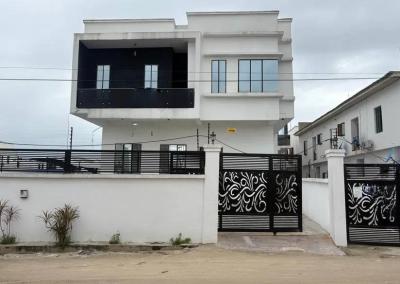 5 Bedroom Fully Detached Duplex with Bq, Atlantic Estate General Paint, Ajah, Lagos, Detached Duplex for Sale