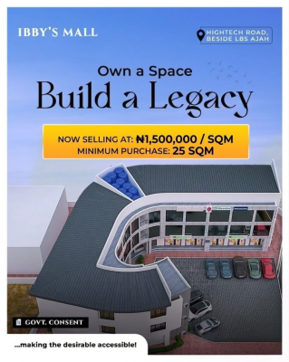 Commercial Spaces Available at Ibbys Mall --- Retail and Office Units, -tech Road, Beside Lagos Business School / Ibbys Mall, Ajah, Lagos, Shop for Sale