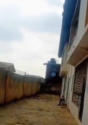 4-flats in Unbeatable Location at Ifako, Ogba for Le*       (fully V, Mustapha Area Obawole Ogba Lagos State., Ogba, Ikeja, Lagos, Block of Flats for Sale