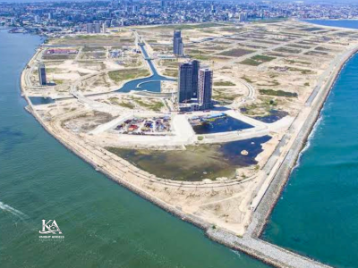 Prime 2,313 Sqm  Waterfront Land, Eko Atlantic City, Lagos, Mixed-use Land for Sale