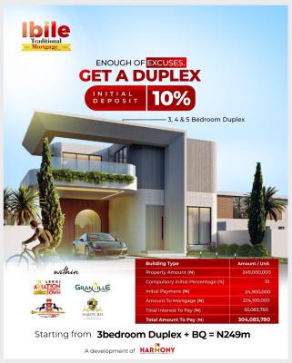 5-bedroom Duplex + Bq, Welcome to The Ibile Traditional Mortgage System, Ibeju Lekki, Lagos, Detached Duplex for Sale
