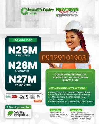 Plots of Affordable Land in Enugu, New Independence Layout Phase 2 Obeagu, Enugu, Enugu, Mixed-use Land for Sale