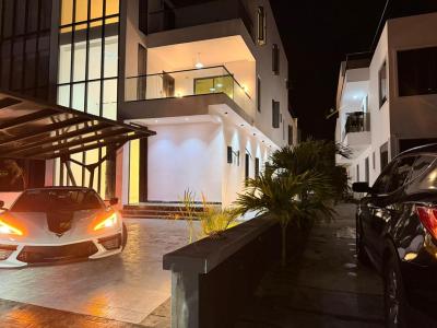 Newly Built 5 Bedroom Semi Detached Duplex with Bqs, Cowrie Creek Estate, Ikate, Lekki, Lagos, Semi-detached Duplex for Sale