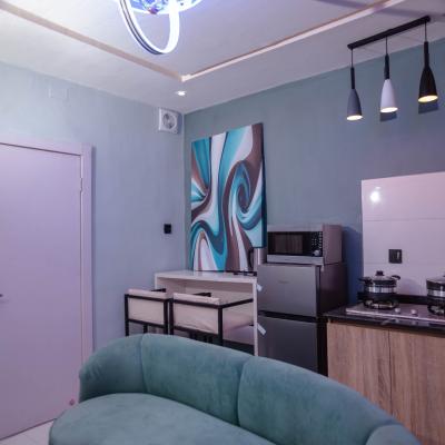 1 Bedroom Apartment with Open Plan Kitchen, 18, Memudu Aremu Street, Ikate, Surulere, Lagos, Flat / Apartment Short Let
