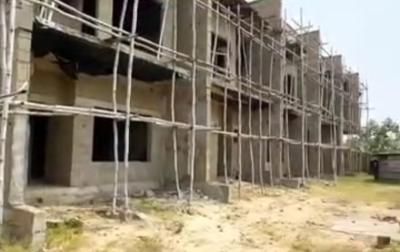 5units of 3bedroom Terraces + 1room Bq Each (carcass) Price Is for All, Abraham Adesanya, Ajah, Lagos, House for Sale