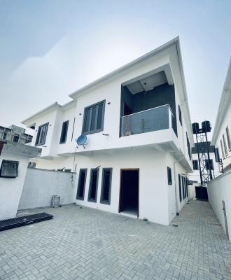 a Very Spacious 4 Bedrooms Semi Detached Duplex with Bq, Lekki -gated Estate with Access Code, Ikate, Lekki, Lagos, Semi-detached Duplex for Rent