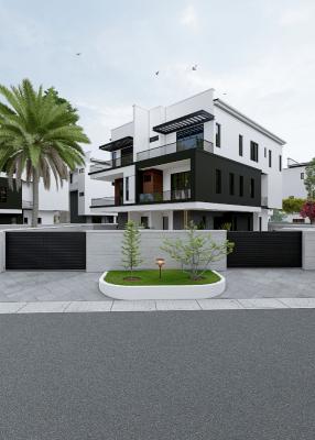 Newly Built 4 Bedroom Semi Detached Duplex Plus Bq, Contemporary Detailed Home with Bq in a Secure Estate, Omole Phase 1, Ikeja, Lagos, Semi-detached Duplex for Sale