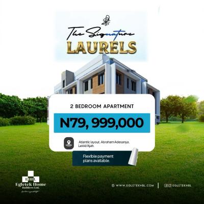 Luxury 2 Bedroom Apartment, Fully Furnished with World-class Amenities, The Signature Laurels, Atlantic View Layout Estate / Abraham Adesanya, Lekki, Lagos, Block of Flats for Sale