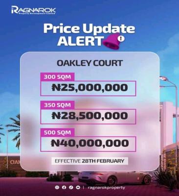 Premium Plots of Land in a Low-density Gated Estate (multiple Sizes Av, Oakley Court Estate / Idera Scheme, Eleko Roundabout, Ibeju Lekki, Lagos, Mixed-use Land for Sale