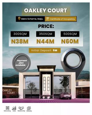 Premium Plots of Land in a Low-density Gated Estate (multiple Sizes Av, Oakley Court Estate / Idera Scheme, Eleko Roundabout, Ibeju Lekki, Lagos, Mixed-use Land for Sale