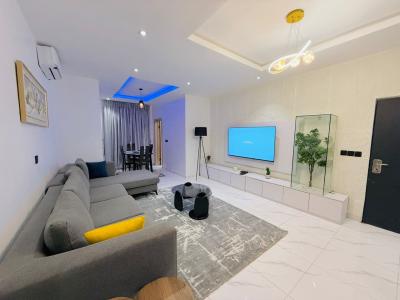 Luxury 3 Bedroom Apartment, Cyberville Estate, Sangotedo, Ikate, Lekki, Lagos, Flat / Apartment Short Let