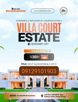 Plots of C of O Land, Close to Centinery City, Enugu, Enugu, Mixed-use Land for Sale