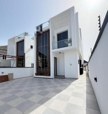 : a Well Crafted 5 Bedroom Fully Detached Duplex  with Bq, Swimming Po, Chevron, Lekki, Lagos, Detached Duplex for Sale