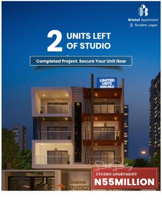 Newly Built Studio Apartment in a Prime Location, Bristol Apartment, 12 Adeosun Kilo, Surulere, Lagos, Flat / Apartment for Sale