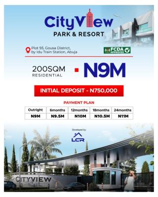 Prime Land in a Prestigious City, City View Park & Resort. Gousa District. Abuja., Katampe, Abuja, Residential Land for Sale