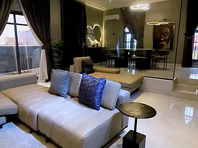 Luxury N Spacious 2 Bedroom Penthouse, with Elevator Fully Equipped — Ikoyi, Lagos