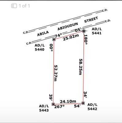 1800sqm Bare Land, Abiola Abiodun Street, Oniru, Victoria Island, Oniru, Victoria Island (vi), Lagos, Mixed-use Land for Sale