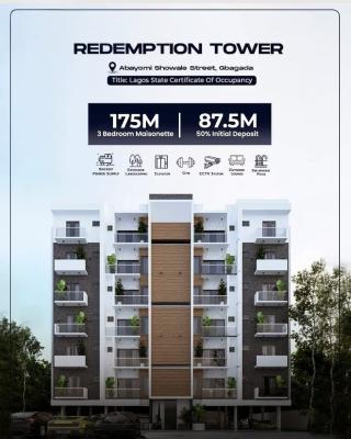 Luxury 3 Bedroom Apartments with Excellent Facilities and Recreational, Redemption Towers  Kehinde Ogunusi, Church View Estate, Off Yetunde, Gbagada, Lagos, Block of Flats for Sale