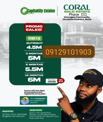 Plots of Affordable Land, Umuekea Quarters Ibusa, Oshimili North, Delta, Mixed-use Land for Sale