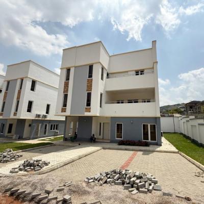 Brown New 4 Bedroom Detached Duplex with Bq, Serene Environment, Maitama District, Abuja, Detached Duplex for Sale