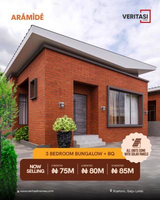 3 Bedroom Bungalow Ibeju-lekki  Arámìdé Bungalows  Solar, Aiyetoro Ibejulekki Lagos, Ibeju Lekki, Lagos, Detached Bungalow for Sale