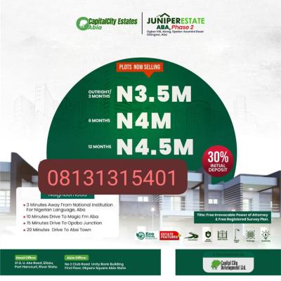 Plots of Affordable Land, Along Opobo Azuminu Road, Ogbor Hill, Obi Ngwa, Abia, Mixed-use Land for Sale
