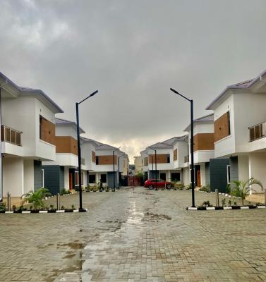 Direct- 3 Bedroom Semi-detached Duplex with Bq, Alfred Court - Bakare Estate, Agungi, Lekki, Lagos, Semi-detached Duplex for Rent