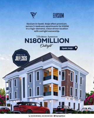 Premium Luxury 3 Bedroom Apartment, Opebi, Ikeja, Lagos, Flat / Apartment for Sale
