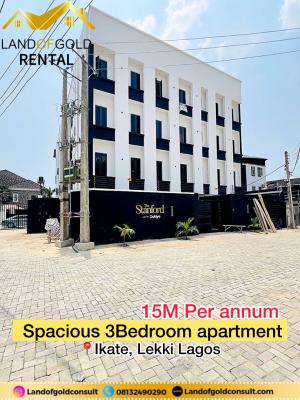 Spacious 3 Bedroom Apartment, Ikate, Lekki, Lagos, House for Rent