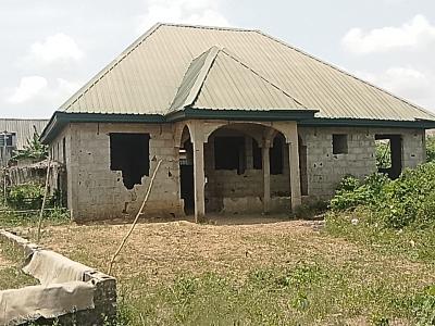 Well Built Standard Four Bed Room Flat Bungalow, Igbesa, Agbara-igbesa, Lagos, Detached Bungalow for Sale
