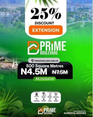 Plots of Land in a Premium Smart & Secure Estate, Prime Boulevard, Gwagwalada, Abuja, Mixed-use Land for Sale