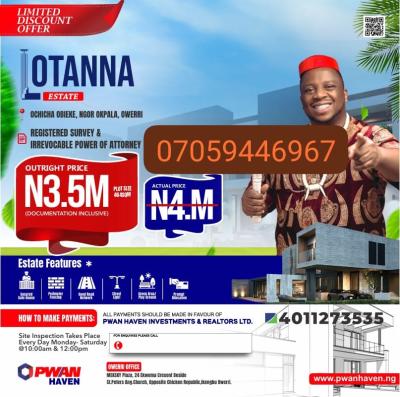Plots of Affordable Land, Ochicha Obike, Ngor Okpala, Imo, Mixed-use Land for Sale
