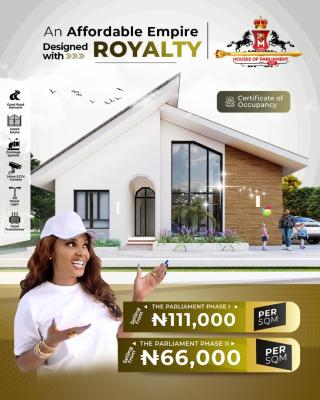 The Parliament Estate: Phase I & Phase Ii*, Bolorunpelu-onigbedu (oke-ogun), Opposite Aiyetoro Government Scheme,, Ibeju Lekki, Lagos, Residential Land for Sale