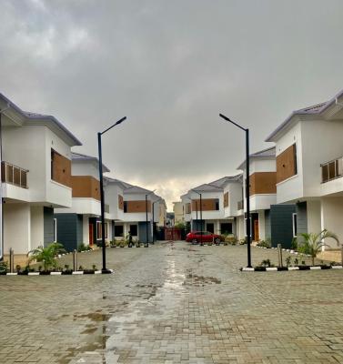Fully Serviced Luxury 3bedrooms Semi Detached Duplex with Bq in a Call, Agungi, Lekki, Lagos, Semi-detached Duplex for Rent