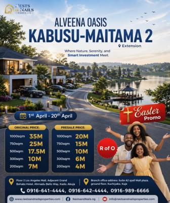Alveena Oasis Estate Land, Via Mpape, Kabusu - Maitama 2 Extension, Maitama 2, Maitama District, Abuja, Residential Land for Sale