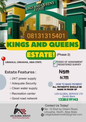 Plots of Affordable Land in Umuahia, Ubakala Close to Immigration, Umuahia, Abia, Mixed-use Land for Sale