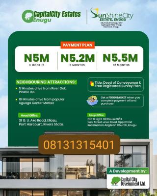 Plots of Affordable Lands, Agbogazi Nike, Enugu, Enugu, Mixed-use Land for Sale