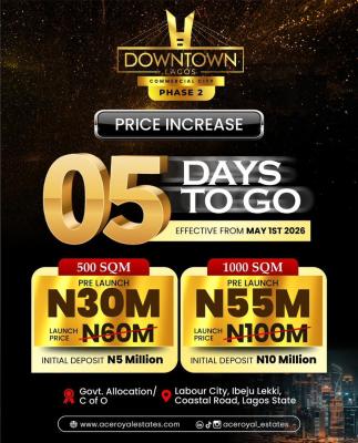 Commercial City, Labour City Coastal Road, Ibeju Lekki, Lagos, Commercial Property for Sale