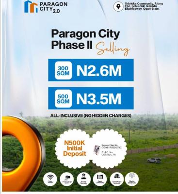Paragon City Phase Ii, Along Epe - Ijebu Ode Expressway Connecting Lagos and Ogun, Epe, Lagos, Residential Land for Sale