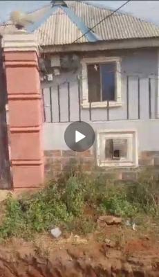 a Bungalow of 2nos of Mini Flats and 3nos. of a Room Self-contained, Igbo-olomu Area of Ikorodu Lagos State, Ikorodu, Lagos, House for Sale
