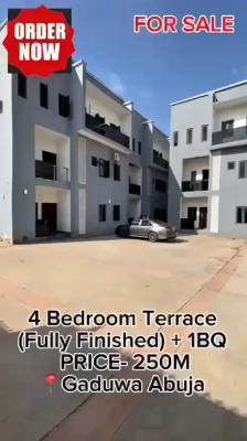 Luxury 4 Bedroom Terrace Duplex, Gaduwa Estate, Gaduwa, Abuja, Terraced Duplex for Sale