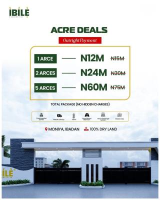 Plots of Land Available in a Fast-growing Estate, Ibile Residential Estate, Moniya, Ibadan, Oyo, Mixed-use Land for Sale