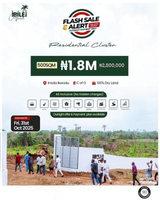 Plots of Land Available in a Fast-growing Estate at Discounted Prices, Ibile City and Resort, Imota, Ikorodu, Lagos, Mixed-use Land for Sale