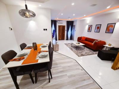 Fully Furnished 3-bedroom Apartment with Swimming Pool, Lekki Phase 1, Lekki, Lagos, Flat / Apartment for Rent