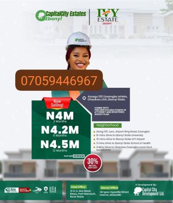 Plots of Affordable Land in Ezzangbo, Close to School of Health, Ohaukwu, Ebonyi, Mixed-use Land for Sale