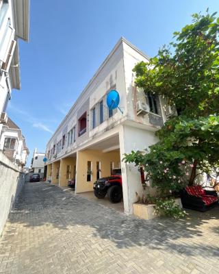 Lovely 4 Bedroom Terrace Duplex with Bq, Ikota, Ikota, Lekki, Lagos, Terraced Duplex for Sale