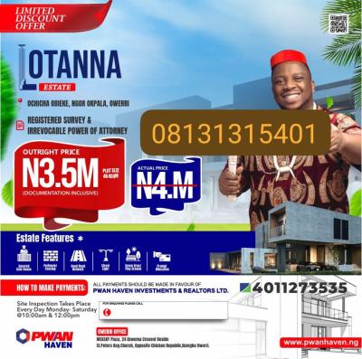 Plots of Affordable Land, Ochicha Obike, Ngor Okpala, Imo, Mixed-use Land for Sale