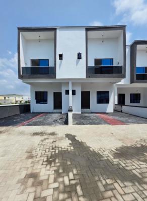 Luxury Finished 4 Bedroom Terraced Duplex + Bq in a Communal, Atlantic Layout, Ajah, Lagos, Terraced Duplex for Sale